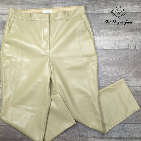 Babaton Faux Leather Pants Size 14 - Picture 1 of 6